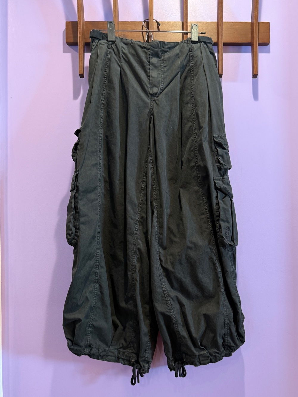 free people movement charmer utility pants black S - Picture 4 of 9